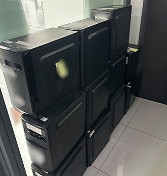 서울 강남구 한국빌딩 대량 회수 장비 적재 및 검수 대기 사진 2