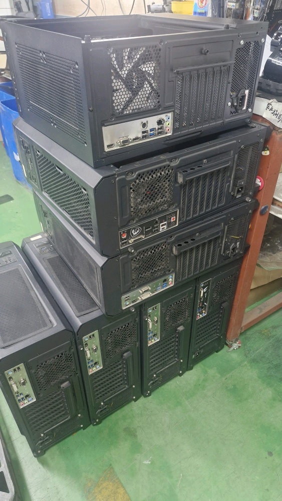 월드메모리 방문매입 처리건 조립PC 본체 현장 사진