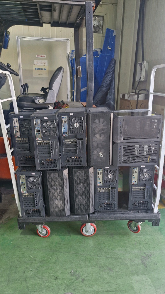 서울 강남구 도곡로 고성능 조립컴퓨터 대량 매입 및 상차 현장